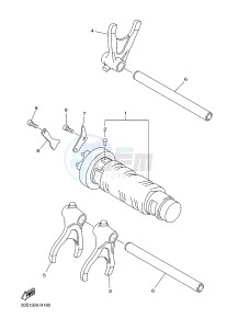 XJ6N 600 XJ6-N (NAKED) (20SR 20SU) drawing SHIFT CAM & FORK