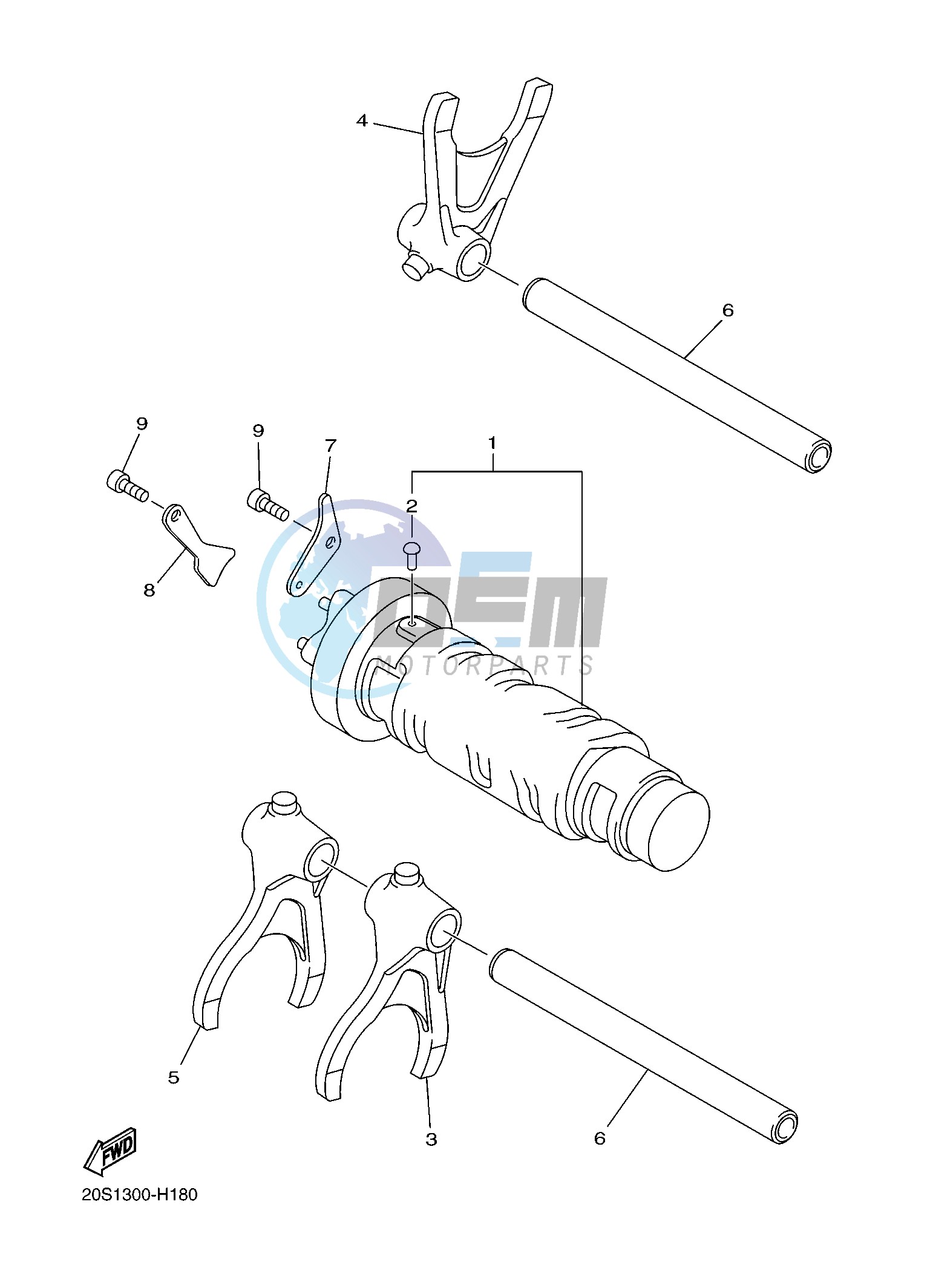 SHIFT CAM & FORK