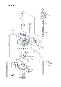 RM125 (E3) drawing CARBURETOR (MODEL R S)