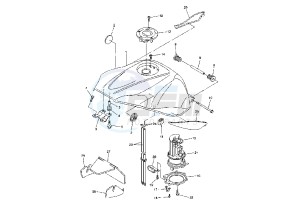 YZF R6 600 drawing FUEL TANK