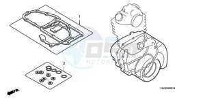 CBR125RWA Germany - (G / BLA) drawing GASKET KIT B