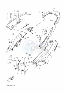 YP125RA XMAX 125 (BMJ1) drawing SIDE COVER