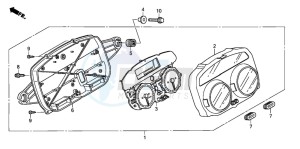 XL1000VA drawing METER