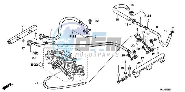 THROTTLE BODY (TUBING)