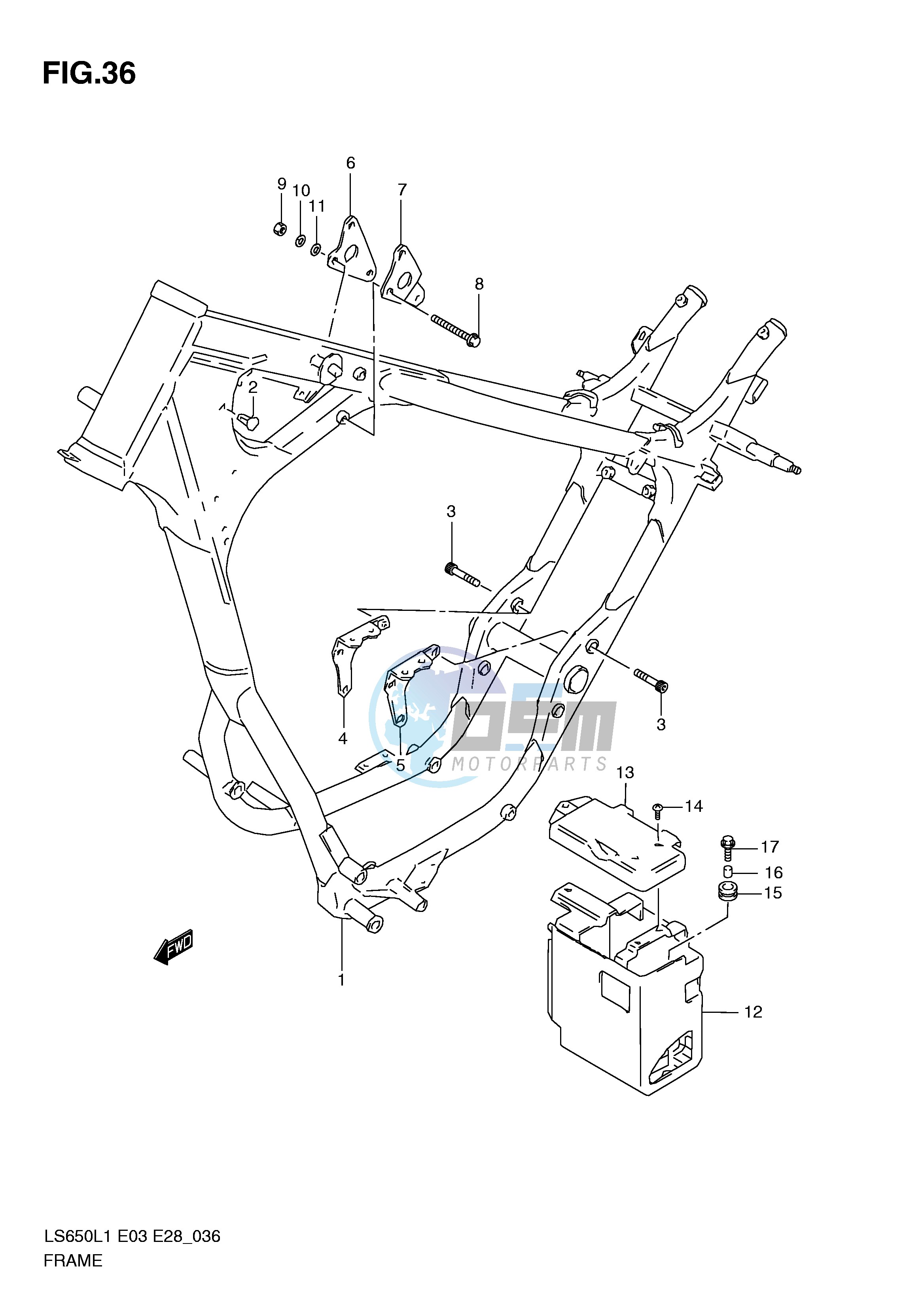 FRAME (LS650L1 E33)