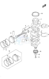 DF 200AP drawing Crankshaft