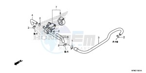 CB1000RF CB1000R 2ED drawing AIR INJECTION CONTROL VALVE