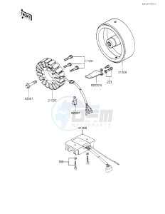 KZ 700 A (A1) drawing GENERATOR_REGULATOR