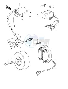 KDX 175 A [KDX175] (A1) [KDX175] drawing IGNITION_GENERATOR -- 80 A1- -