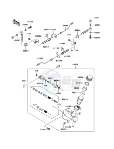 MULE 3010 TRANS 4x4 DIESEL KAF950E8F EU drawing Master Cylinder