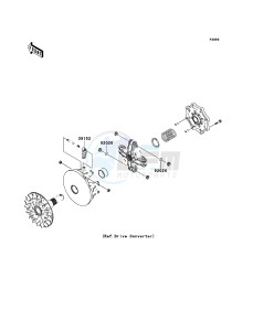 KFX700 KSV700A7F EU drawing Optional Parts