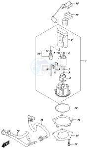 DL650 drawing FUEL PUMP