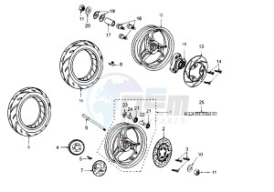 ELYSTAR - 150 cc drawing WHEELS