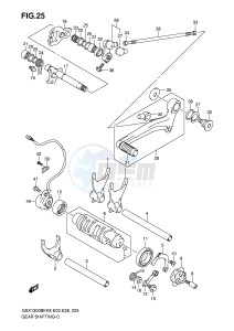 GSX1300BK (E3-E28) drawing GEAR SHIFTING