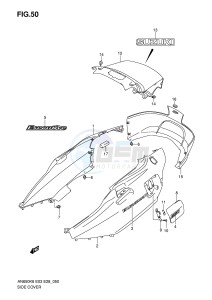 AN650 (E3-E28) Burgman drawing SIDE COVER (AN650AK6 K7 AK7)