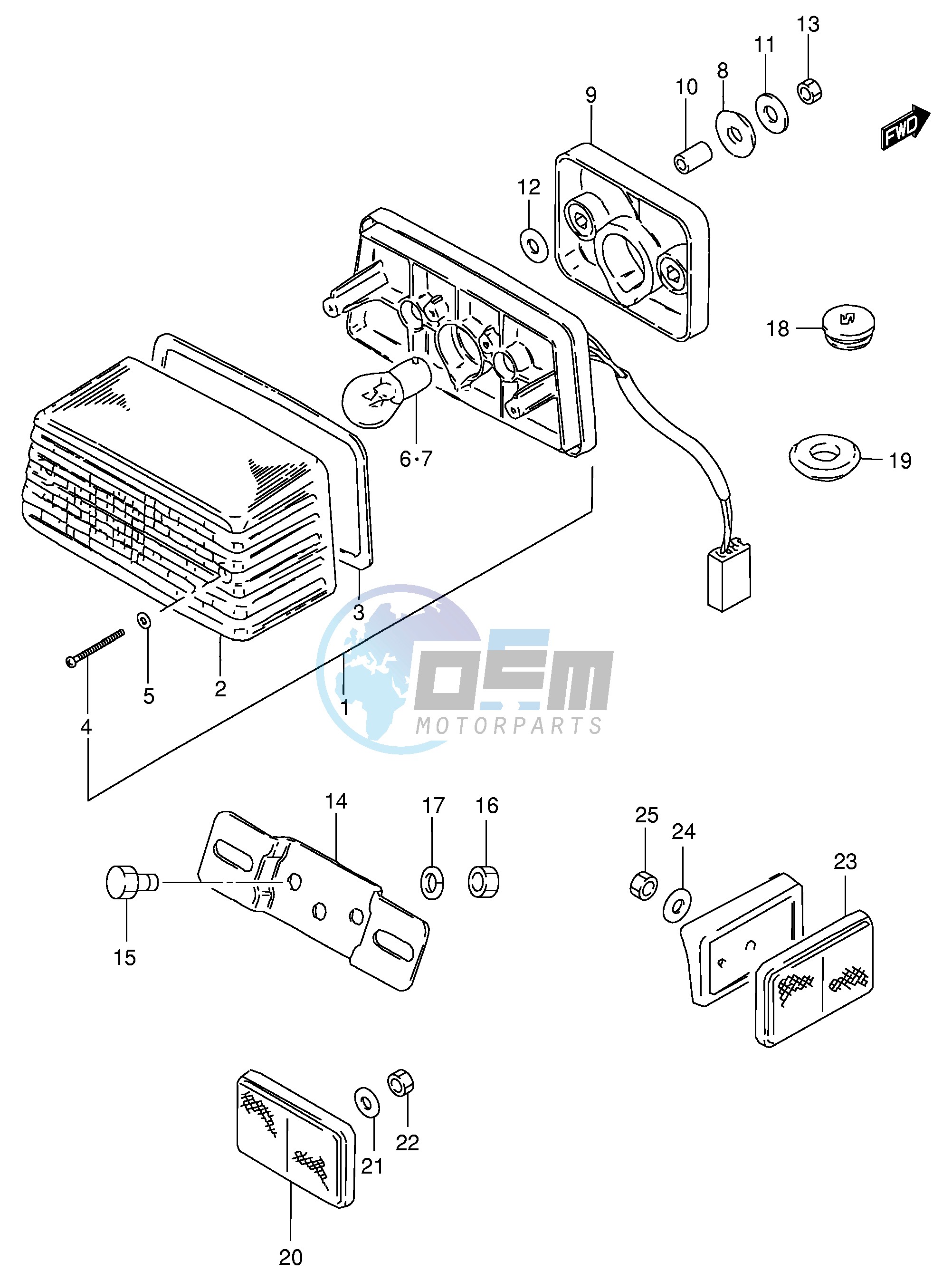 REAR COMBINATION LAMP