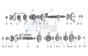 Nevada Classic IE 750 drawing Gear box