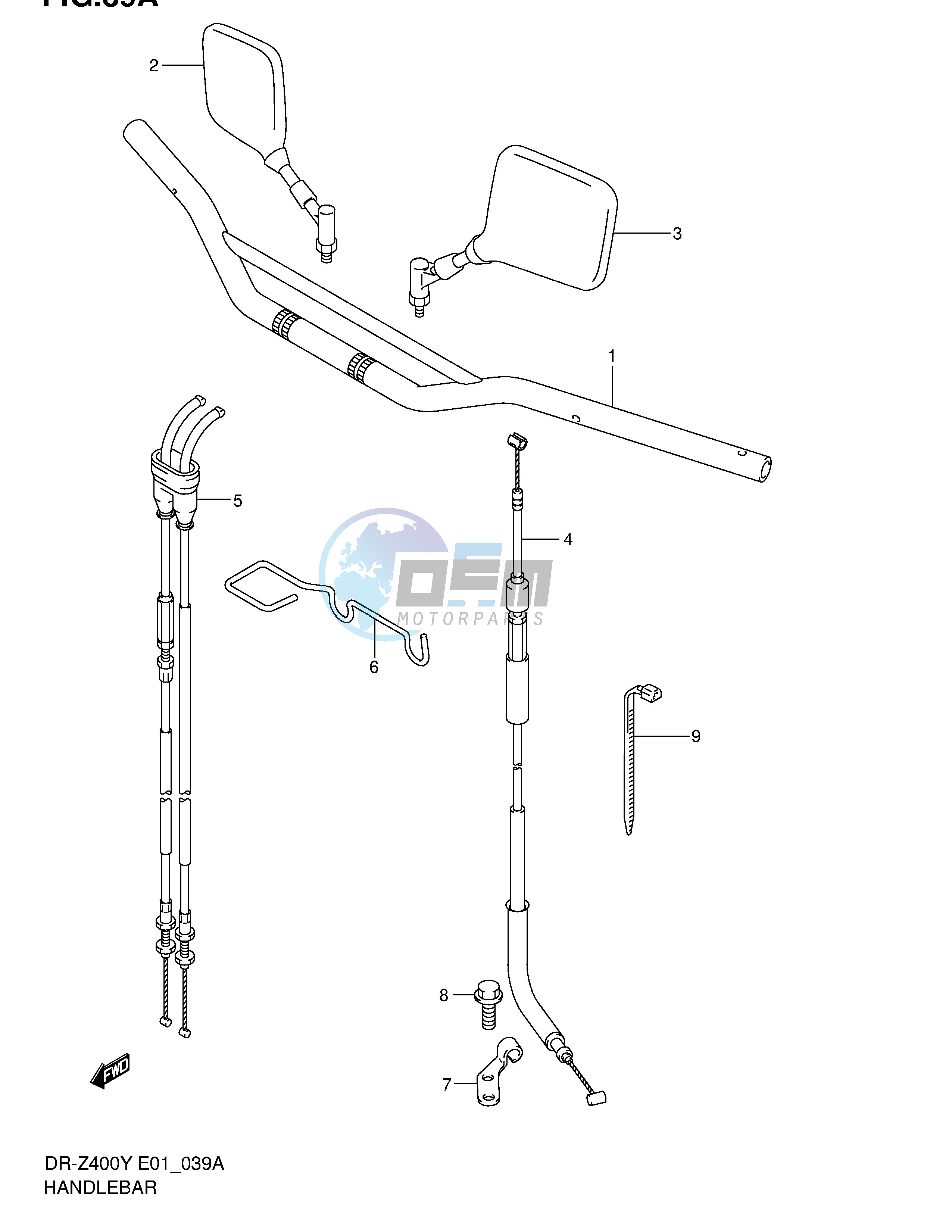 HANDLEBAR (DR-Z400E E24)