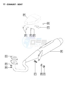 FUNTASTIC_45kmh_K8-L0 50 K8-L0 drawing Exhaust-seat