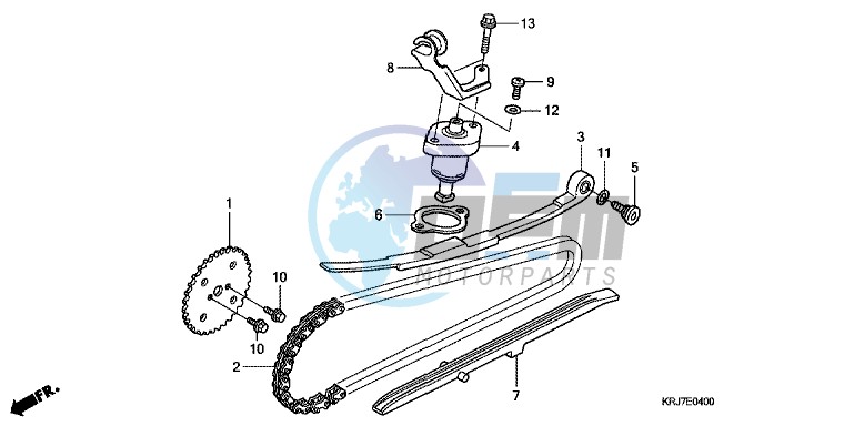 CAM CHAIN/ TENSIONER