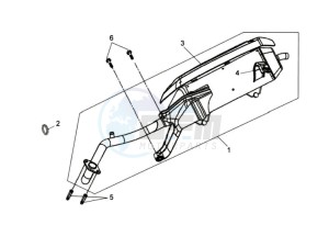 JET 4 125cc drawing EXHAUST