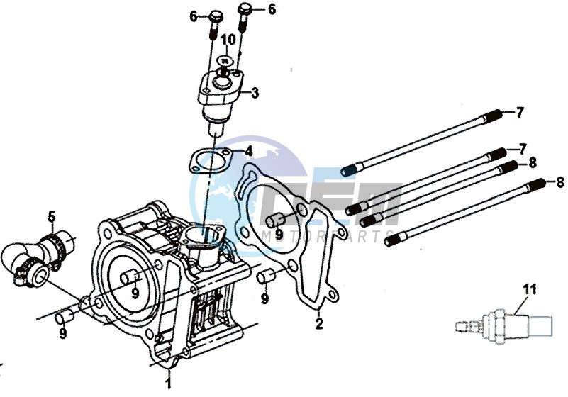 CYLINDER / CYLINDER HEAD GASKET / BASE GASKET