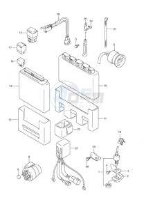 DF 60 drawing Engine Control Unit