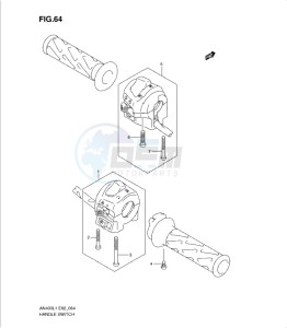 AN400Z drawing HANDLE SWITCH (AN400ZAL1 E19)