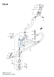 RM85 (P19) drawing REAR MASTER CYLINDER (RM85LL2 P19)