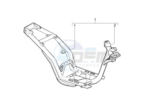 Liberty 200 4t (N15000U01) drawing Frame bodywork