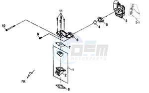 ORBIT II 50 TS drawing CARBURATOR