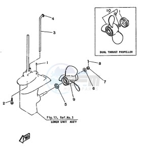 8J drawing PROPELLER-HOUSING-AND-TRANSMISSION-2