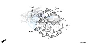 TRX500FPAE TRX500FPA Europe Direct - (ED) drawing CYLINDER