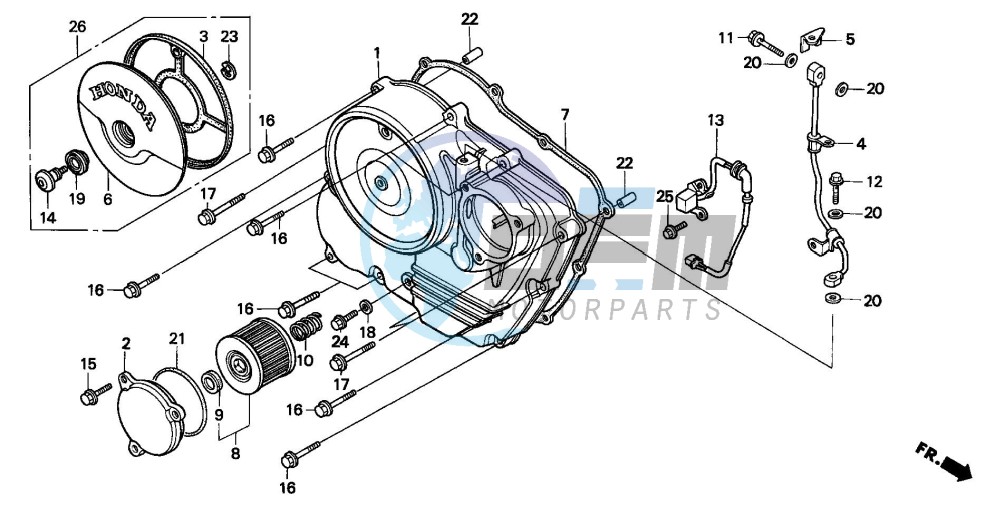 RIGHT CRANKCASE COVER