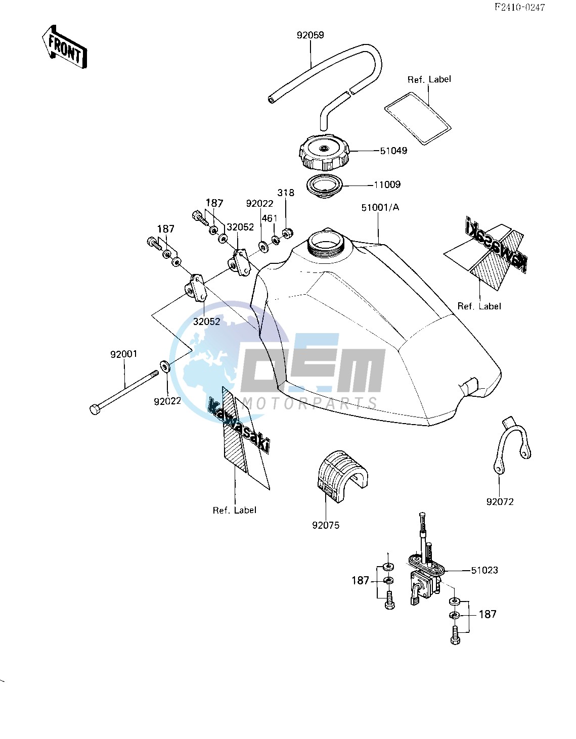 FUEL TANK -- 84 A1- -