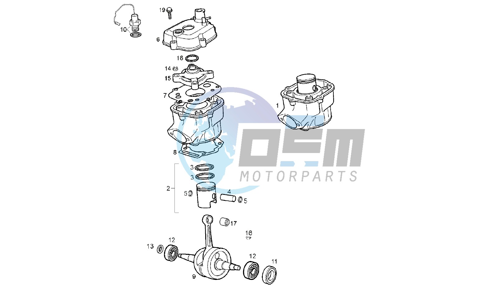 CRANKSHAFT - CYLINDER