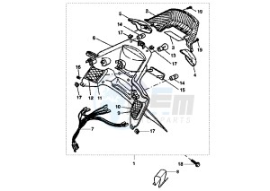 BW'S NEXT GENERATION CAT. 50 drawing TAILLIGHT-PLATE HOLDER