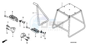 CRF450RC drawing STAND/STEP