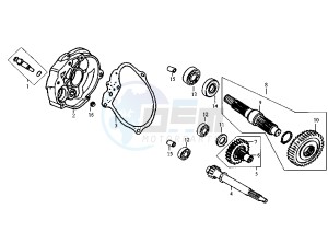 JET - 100 cc drawing GEAR GROUP