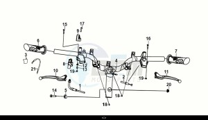 ORBIT III 50 (XE05W2-NL) (E5) (M1) drawing CABLE - SWITCH - HANDLE LEVER