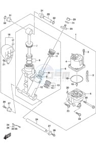 DF 150AP drawing Trim Cylinder