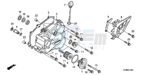 CRF250RC drawing L. CRANKCASE COVER