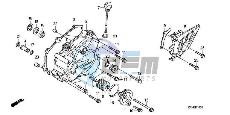 L. CRANKCASE COVER