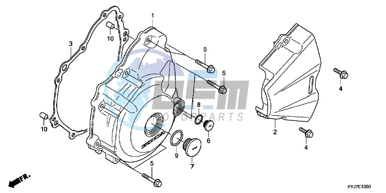 LEFT CRANKCASE COVER