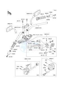 ER 650 A [ER-6N (AUSTRALIAN] (A6F-A8F) A8F drawing HANDLEBAR