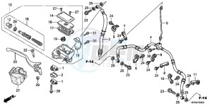 TRX420TMC drawing FR. BRAKE MASTER CYLINDER