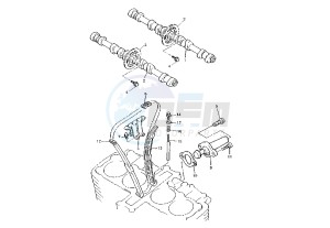 XJR 1300 drawing CAMSHAFT- CHAIN