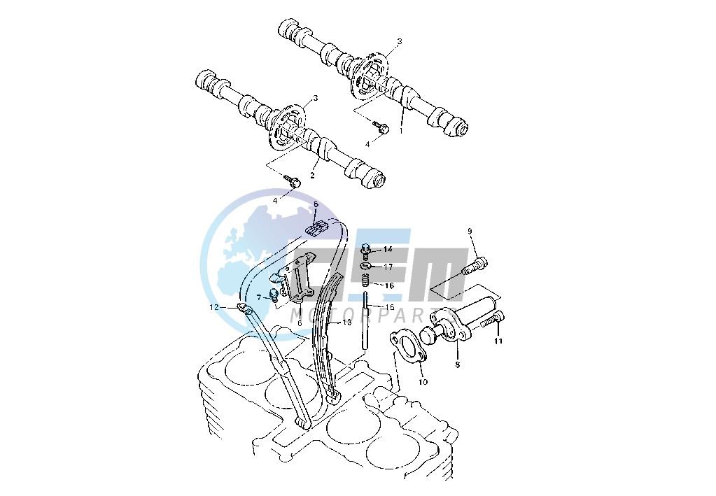 CAMSHAFT- CHAIN