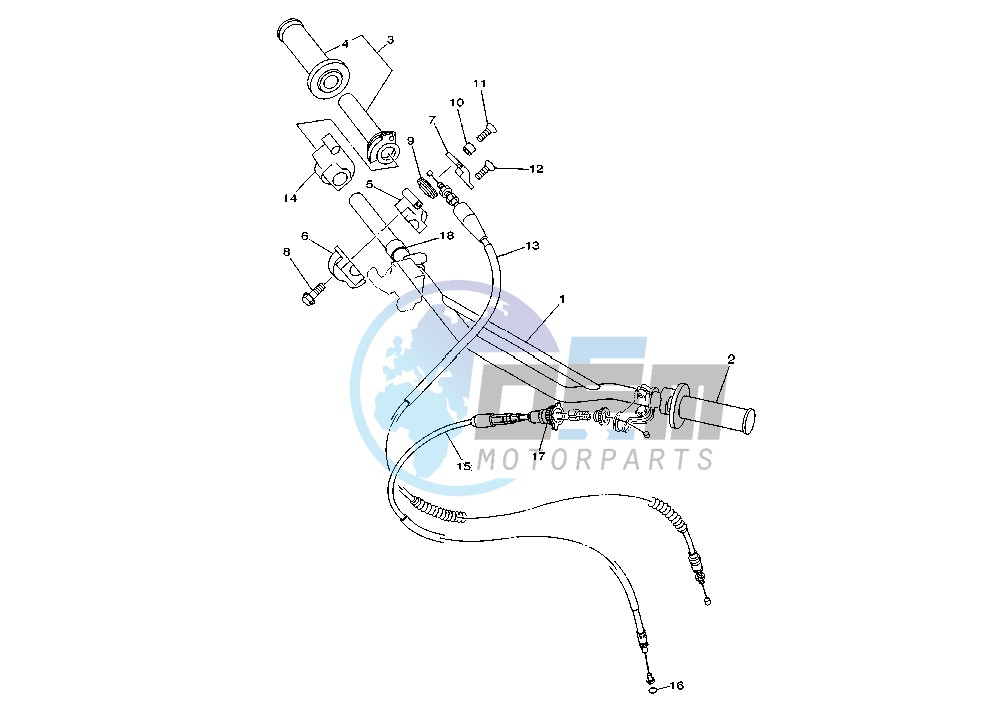 STEERING HANDLE -CABLE