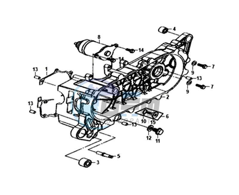 CRANKCASE COVER LINKS